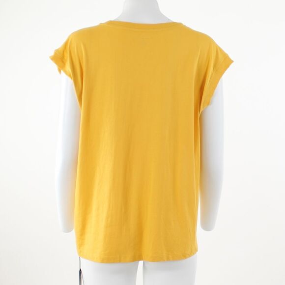 Tommy Hilfiger Sleeveless Muscle T-Shirt Deep Maize - Picture 3 of 5